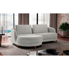 Sofá Palermo Veludo 1 Modulo 120cm B10cm + Chaise 1m Meu Sofá