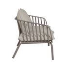 Sofá Para Jardim 123,5cm X 77cm Seiva Fendi/amêndoa