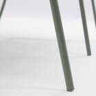 Sofá para Jardim 2 Lugares 72x74x121,5cm Aço Verde Ares Naterial