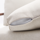 Sofá para Jardim 2 Lugares Alumínio e Couro Sintético 70x148x86cm Marrom e Bege Retrô Naterial