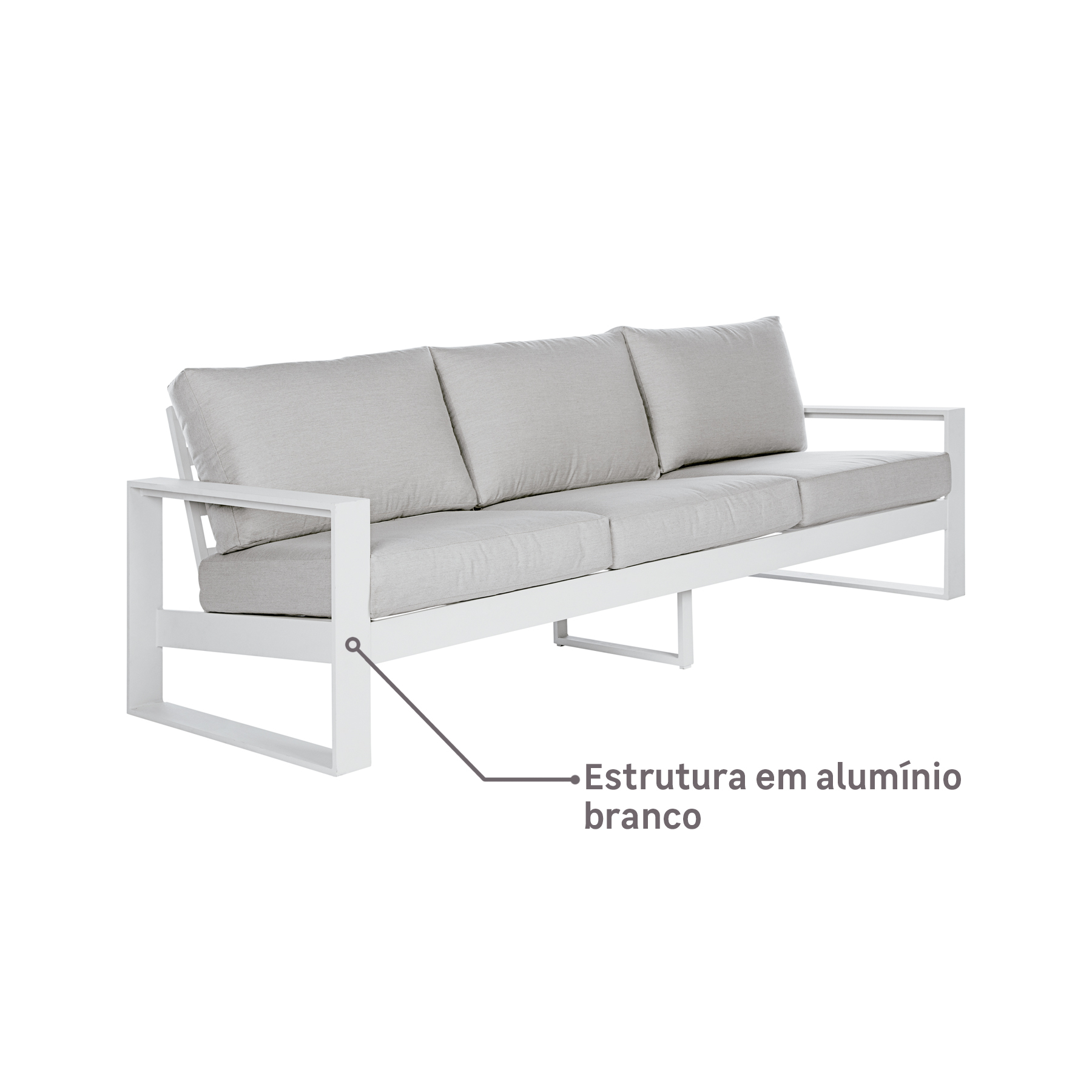 Estrutura em alumínio