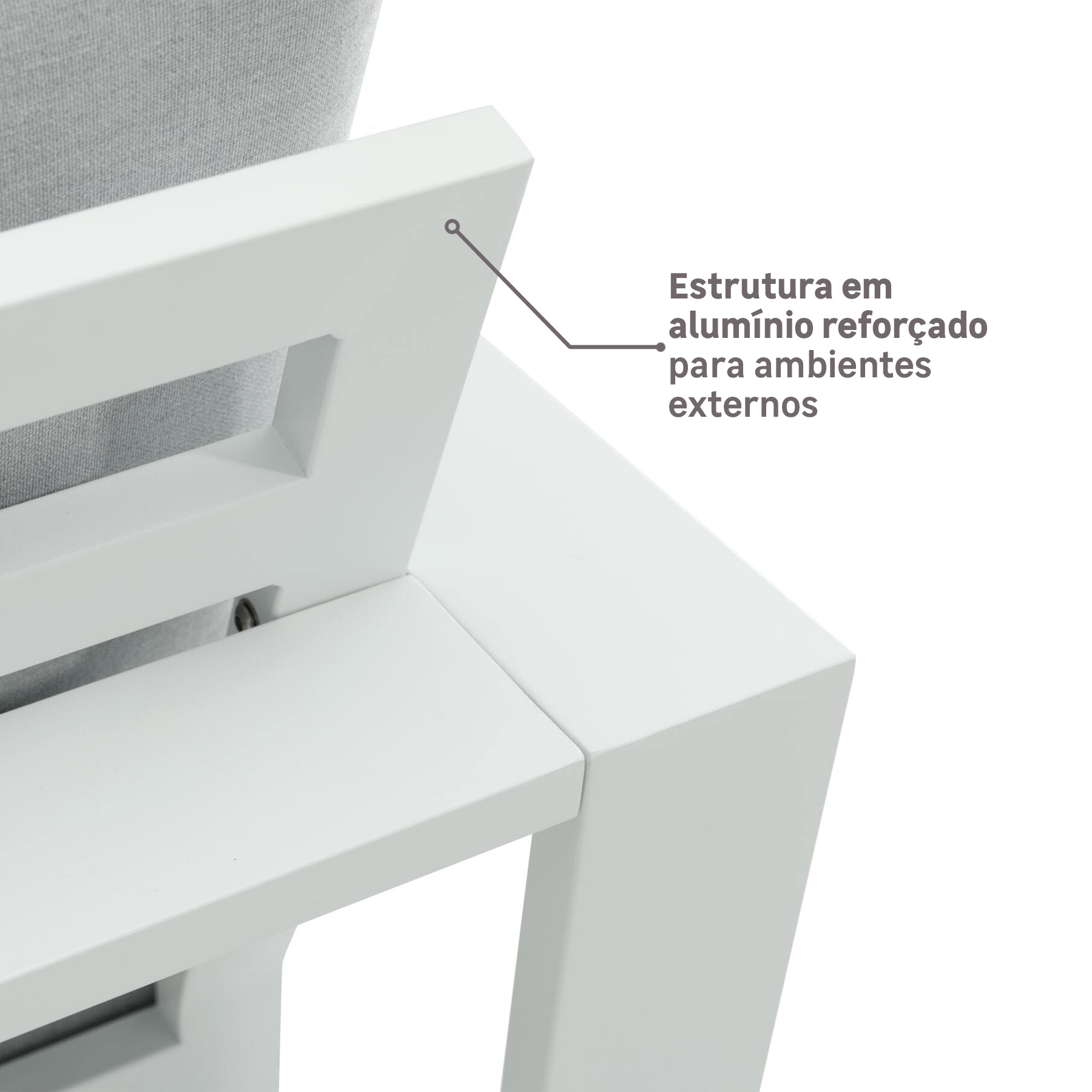 Sofá para Jardim 2 Lugares Athena Naterial