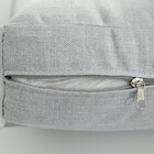 Sofá para Jardim Athena Alumínio Branco e Cinza 1,70mx88x91cm Naterial