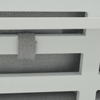 Sofá para Jardim Athena Alumínio Branco e Cinza 1,70mx88x91cm Naterial