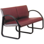 Sofá Para Recepção De Escritório Linha Recepção Boss Vermelho