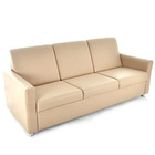 Sofá Para Recepção De Escritório Linha Recepção Madrid Bege