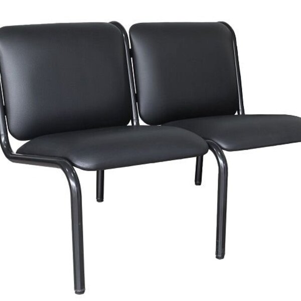 Sofá Para Recepção De Escritório Linha Recepção Smart Preto