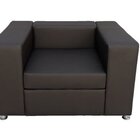 Sofá Para Recepção De Escritório Linha Taranto Preto