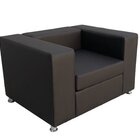 Sofá Para Recepção De Escritório Linha Taranto Preto