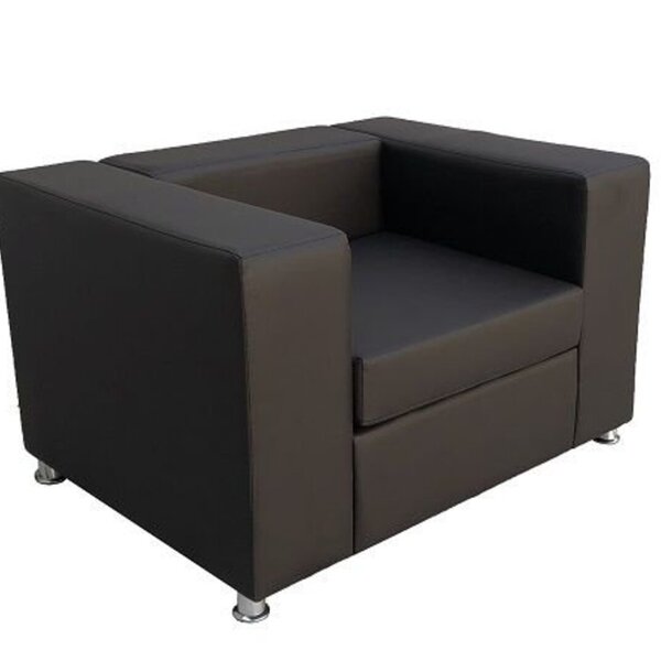 Sofá Para Recepção De Escritório Linha Taranto Preto