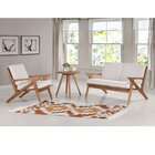 Sofá Para Sala 2 Lugares 117cm X 85cm Oslo Verniz Avelã