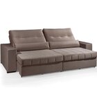 Sofá Para Sala De 2 Lugares 220 Cm Marshall Marrom
