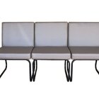 Sofá Para Sala De Espera E Recepção Linha Foggia Bege