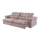 Sofá Para Sala De Estar 02 Lugares Retrátil E Reclinável 2,50