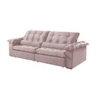 Sofá Para Sala De Estar 02 Lugares Retrátil E Reclinável 2,50