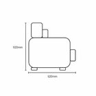 Sofá Para Sala De Estar 03 Lugares San Diego Branco