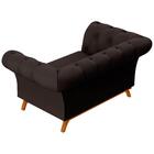 Sofá Para Sala De Estar 150cm 1 Lugar Base Madeira Império B-