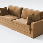 Sofá Para Sala De Estar 170cm Living Bege