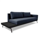 Sofá Para Sala De Estar 2 Lugares Game  Azul Jeans