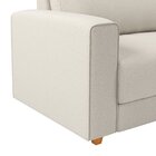 Sofá Para Sala De Estar 3 Lugares 180cm Hit Areia