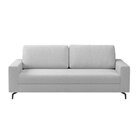 Sofá Para Sala De Estar 3 Lugares 194cm Loft Cinza