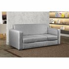 Sofá Para Sala De Estar 3 Lugares 200cm Basic Cinza Claro