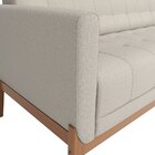 Sofá Para Sala De Estar 3 Lugares 200cm Brooks Areia