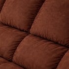 Sofá Para Sala De Estar 3 Lugares Clássico Marrom