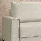 Sofá Para Sala De Estar 3 Lugares Moderno Premium Branco