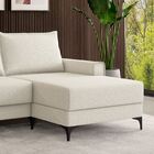 Sofá Para Sala De Estar 3 Lugares Moderno Premium Branco