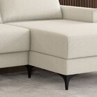 Sofá Para Sala De Estar 3 Lugares Moderno Premium Branco