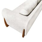 Sofá Para Sala De Estar Fixo 2 Lugares Djon Branco