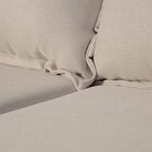 Sofá Para Sala De Estar Fixo 4 Lugares Argos Bege Claro