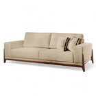 Sofá Para Sala De Estar Fixo 4 Lugares Magnus Luxo Bege