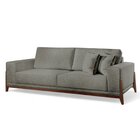 Sofá Para Sala De Estar Fixo 4 Lugares Magnus Luxo Cinza