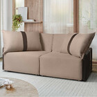 Sofá Para Sala Reclinavel Estofado Manhattan 200cm Creme