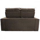 Sofá Para Sala Reclinavel Estofado Price 180cm Suede Rato