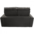 Sofá Para Sala Reclinavel Estofado Price 180cm Veludo Cacau