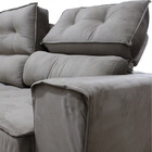 Sofá Para Sala Reclinavel Estofado Price 180cm Veludo Castor