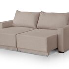 Sofá Para Sala Retrátil E Reclinável 232cm Zeus Bege