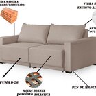 Sofá Para Sala Retrátil E Reclinável 232cm Zeus Bege