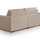 Sofá Para Sala Retrátil E Reclinável 232cm Zeus Bege