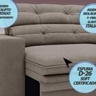 Sofá Pegasus 2,00m Assento Retrátil E Reclinável Velosuede Be