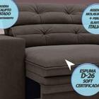 Sofá Pegasus 2,00m Assento Retrátil E Reclinável Velosuede Ch