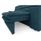 Sofá Pegasus 2,00m Assento Retrátil E Reclinável Velosuede Ro