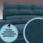 Sofá Pegasus 2,00m Assento Retrátil E Reclinável Velosuede Ro