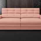 Sofá Pegasus 2,00m Assento Retrátil E Reclinável Velosuede Ro