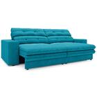 Sofá Pegasus 2,00m Assento Retrátil E Reclinável Velosuede Tu