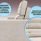 Sofá Pegasus 2,30m Assento Retrátil E Reclinável Velosuede Ar