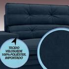 Sofá Pegasus 2,30m Assento Retrátil E Reclinável Velosuede Pe